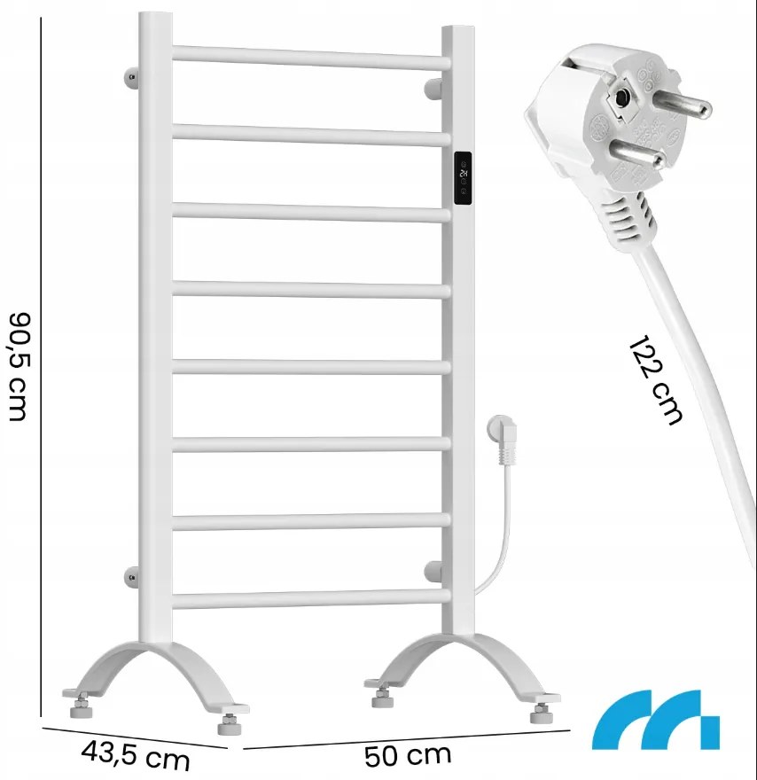 Електрически радиатор за баня MALTEC 200 W