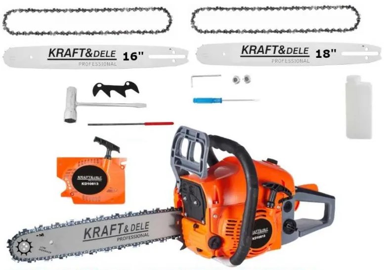 Верижен трион 5,9 HP 16„/18“ KD10613