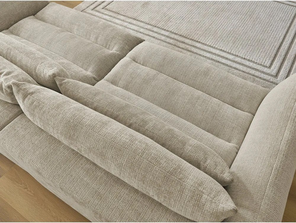 Бежов шенилов диван 276 cm Neil – Bobochic Paris