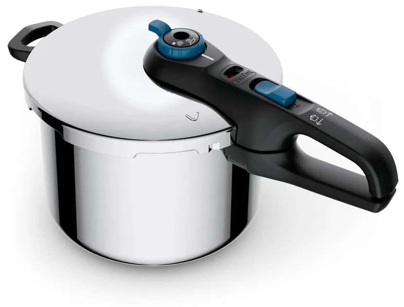 Тенджера под налягане от неръждаема стомана 8 л Secure Trendy - Tefal