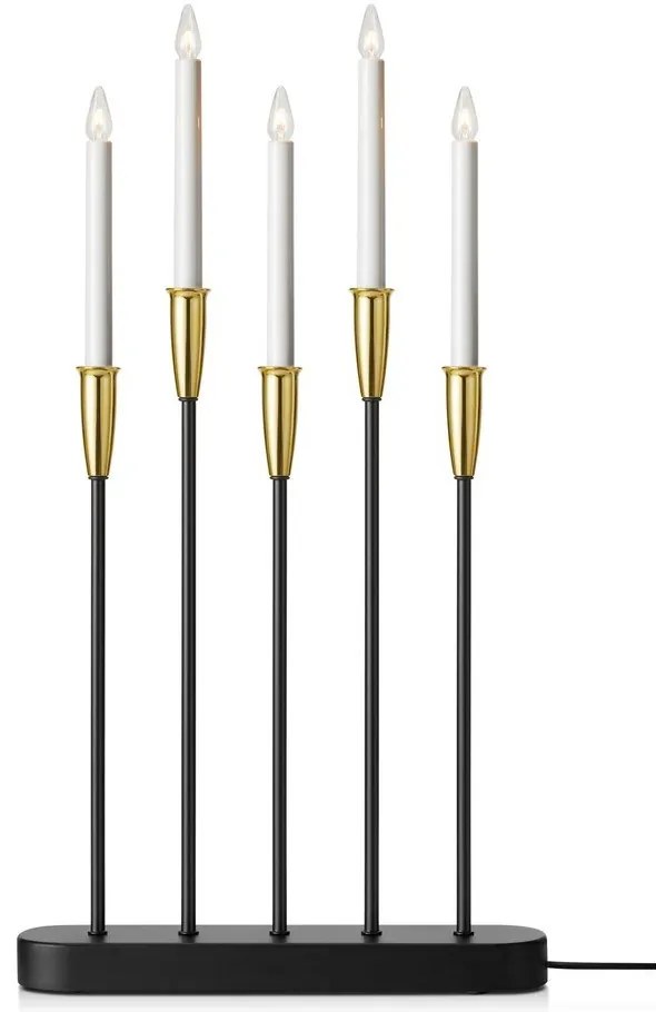 Черна коледна светлинна украса Nice – Markslöjd