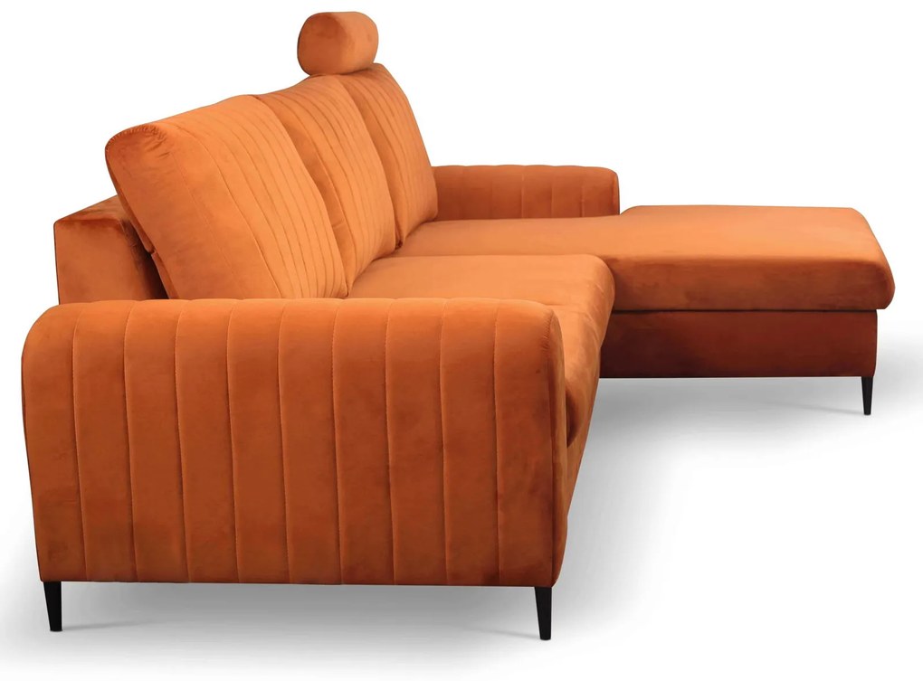 Ъглов диван Monte-Oранжево