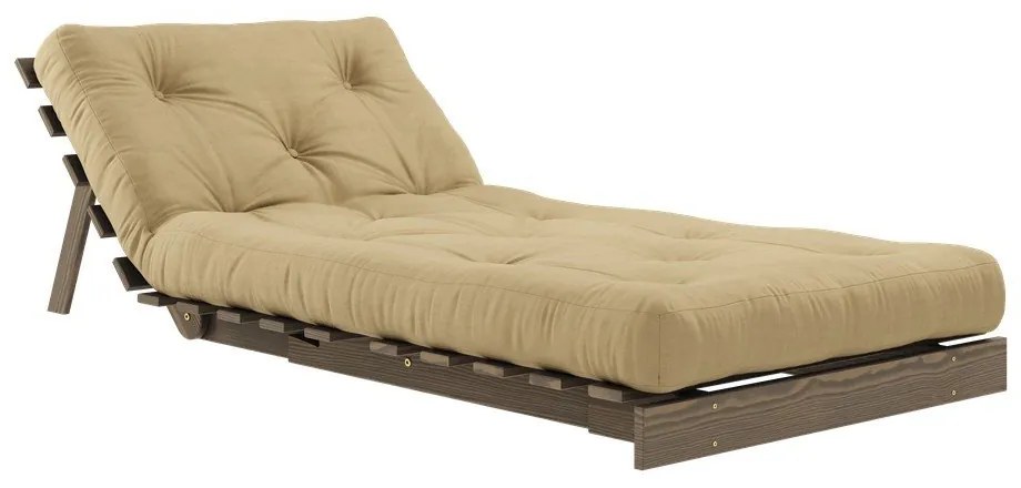 Фотьойл в бежово и горчица Roots - Karup Design