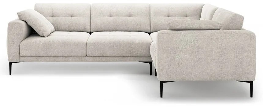 Бежов ъглов диван (десен ъгъл/L форма) Bemy – Micadoni