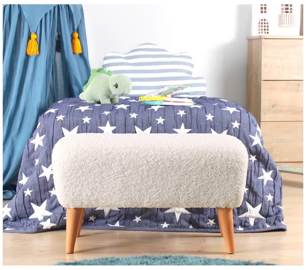 Бял детски пуф Moouv – Artie