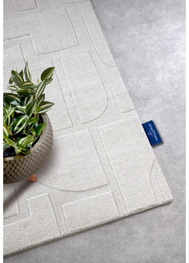 Кремава ръчно изработена вълнена пътека 80x250 cm Alexis – Villeroy&Boch