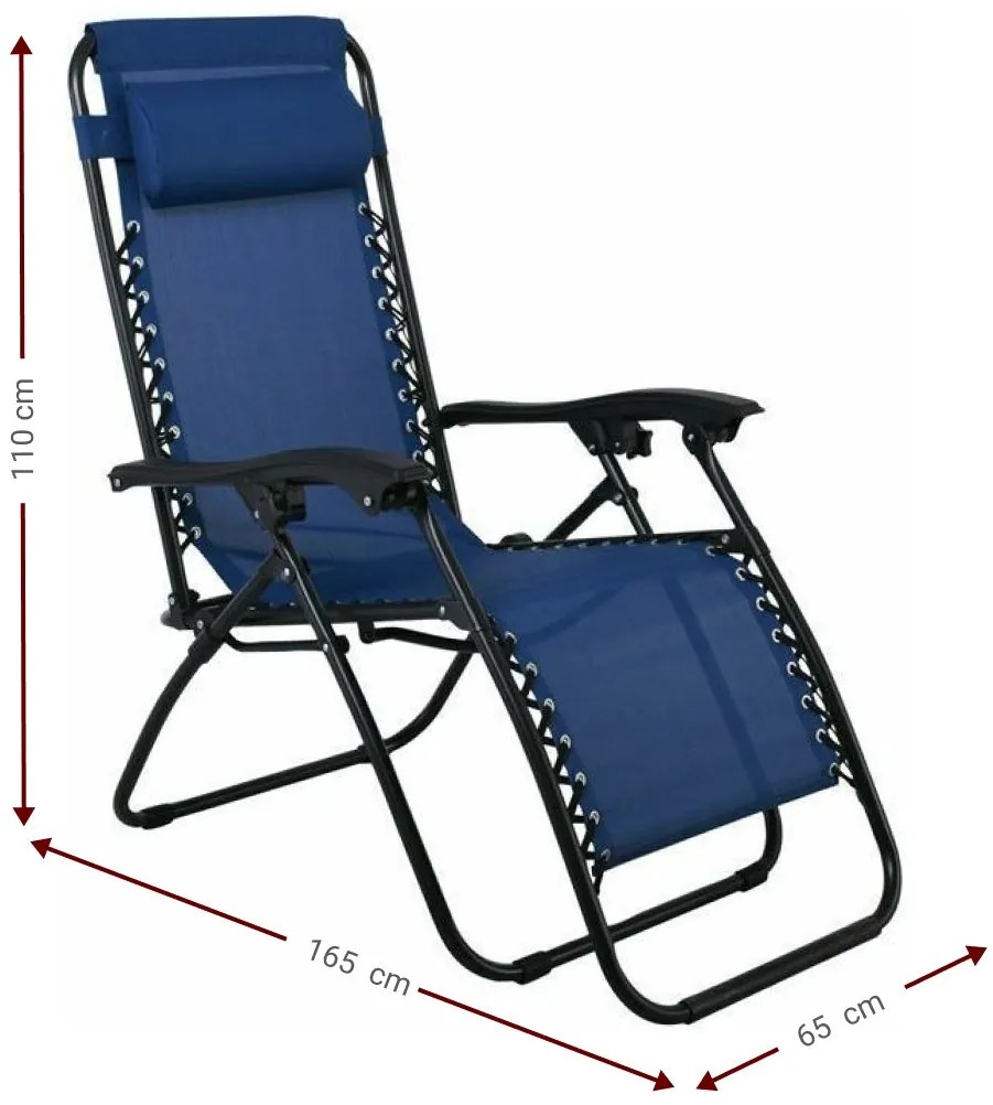 Фотьойл – Шезлонг Relax Flexy-Сив