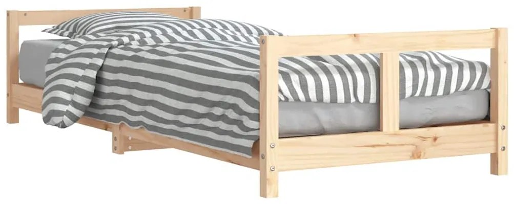 834420 vidaXL Детска рамка за легло 80x200 см борово дърво масив
