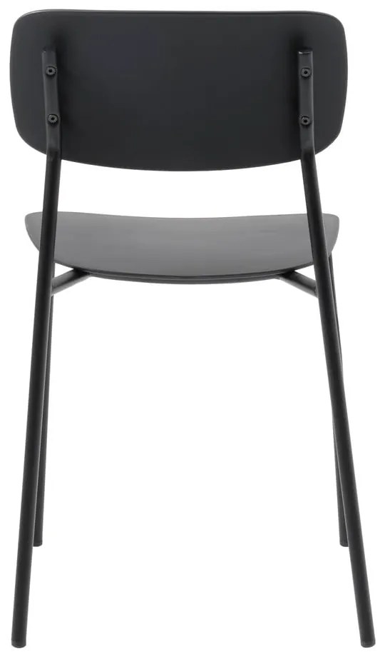 Черни трапезни столове в комплект от 2 бр. Kirkland – Unique Furniture