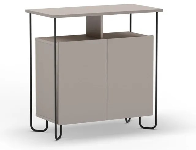 Сиво-бежов шкаф 80x80 cm Dilly - Marckeric