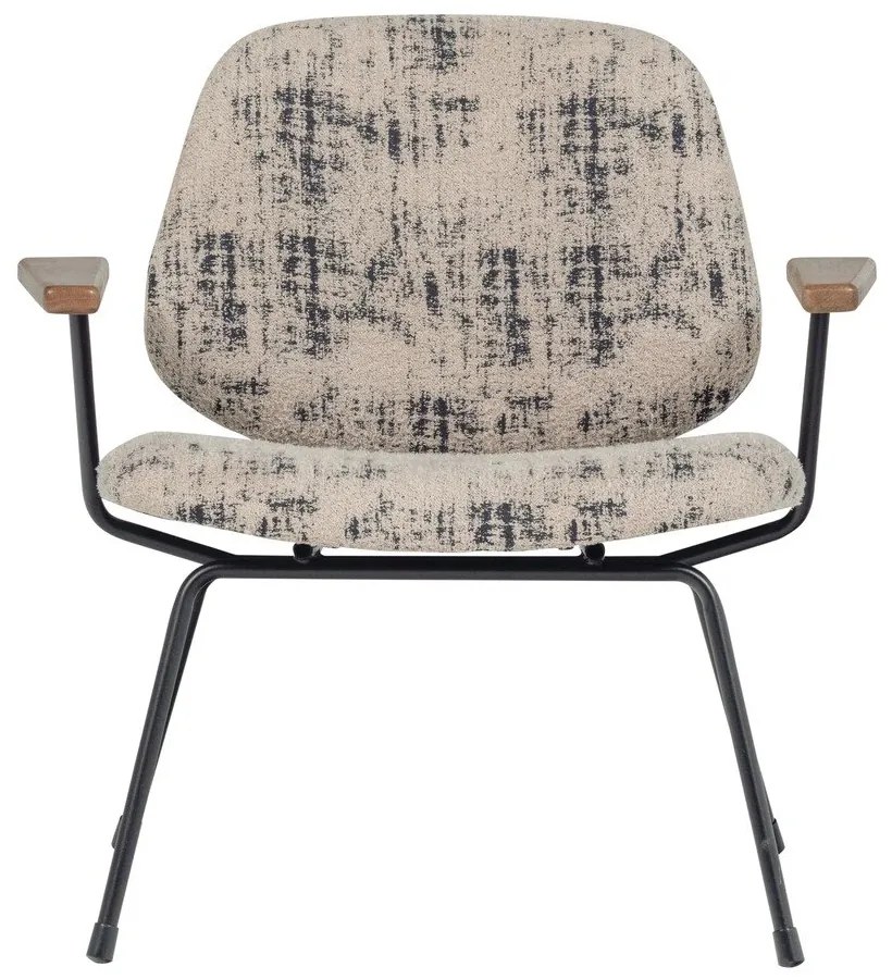 Бежово шенилово кресло Aure – WOOOD