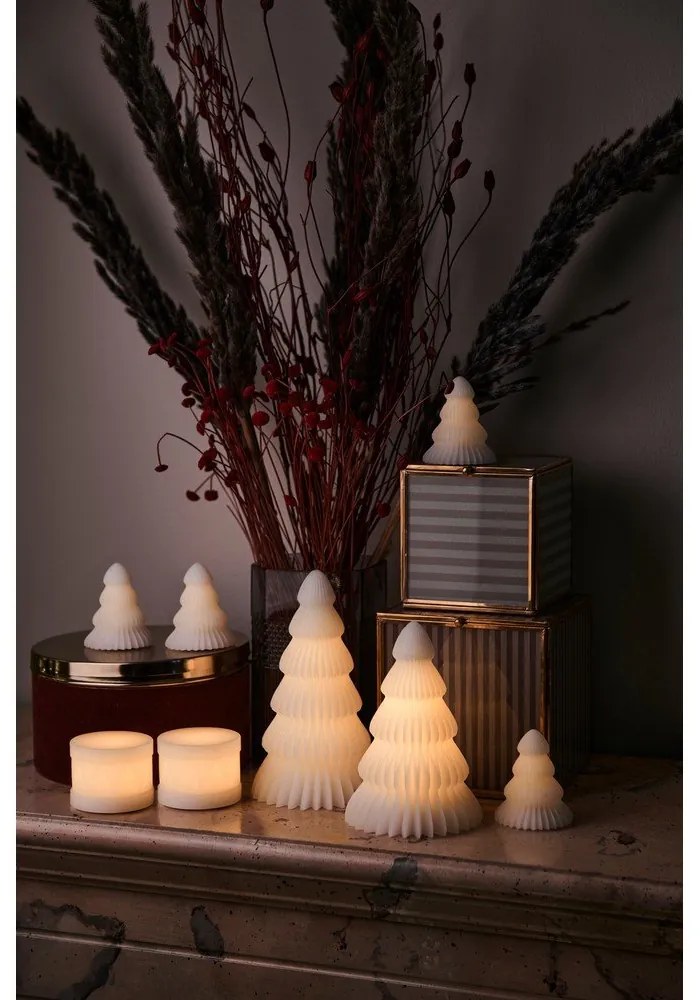 Бяла светлинна декорация ø 11 cm Claire - Siriu