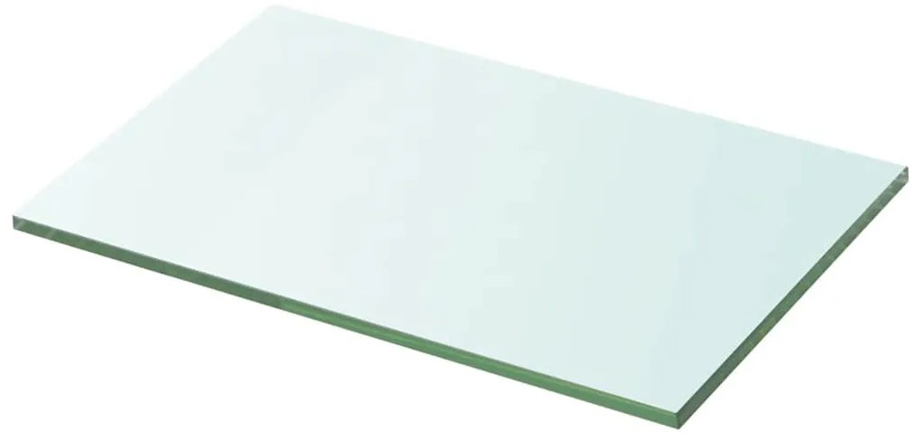 243806 vidaXL Плоча за рафт, прозрачно стъкло, 20 x 30 см