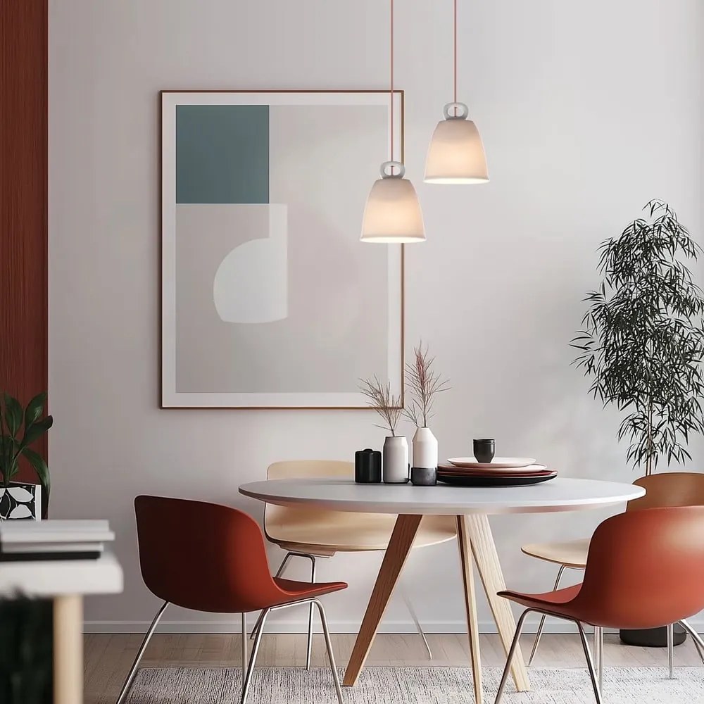 Бял детски полилей с керамичен абажур Sewilla – Candellux Lighting