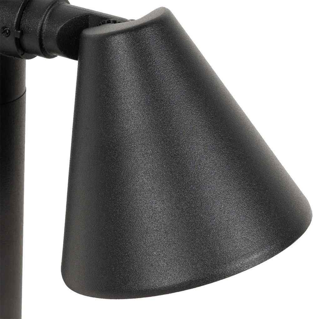 Модерен външен фенер черен 30 см IP44 Регулируем - Ciara