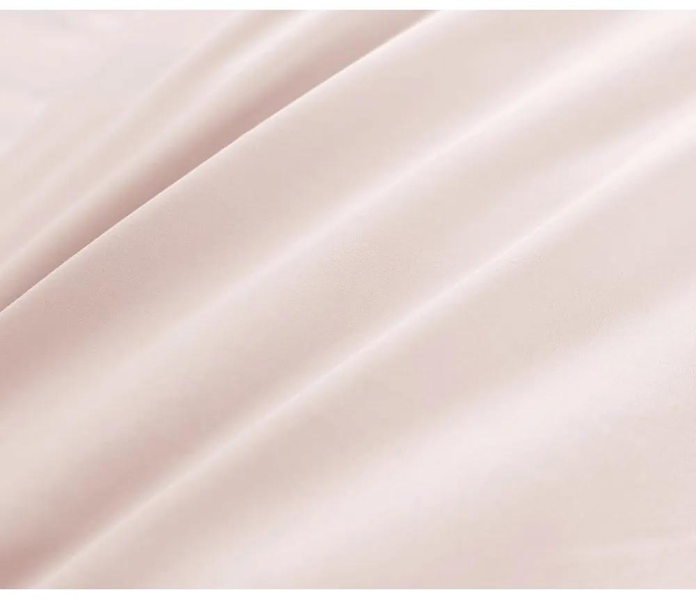 Розово спално бельо от памучен сатен Blush, 200 x 200 cm - Bianca