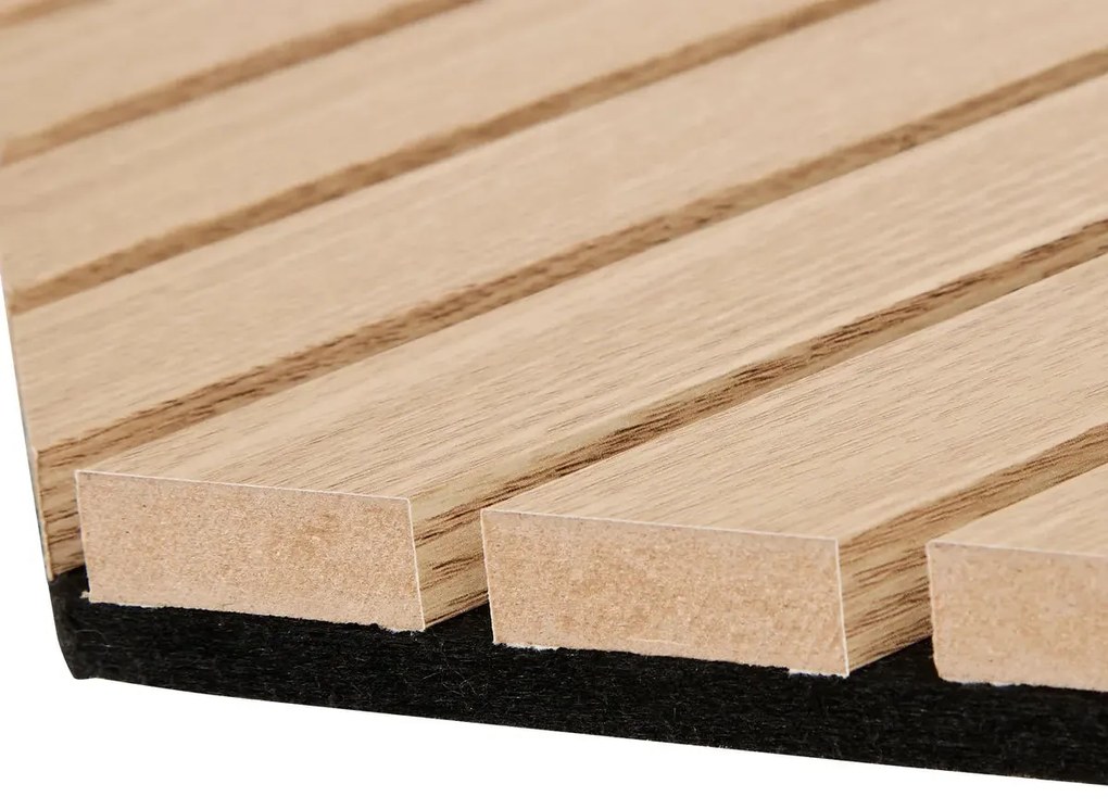 Комплект декоративен панел atmosphera Colva, MDF, 30x26 cm, 3 бр - Светло дърво