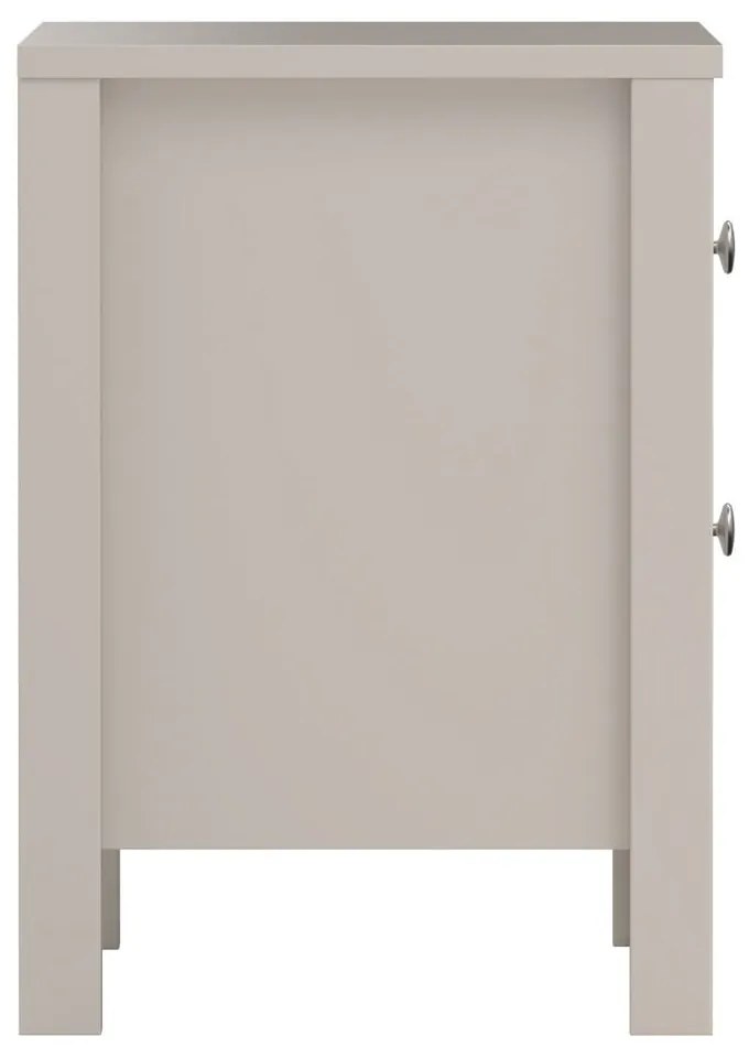 Сиво-бежово нощно шкафче Madrid – Tvilum