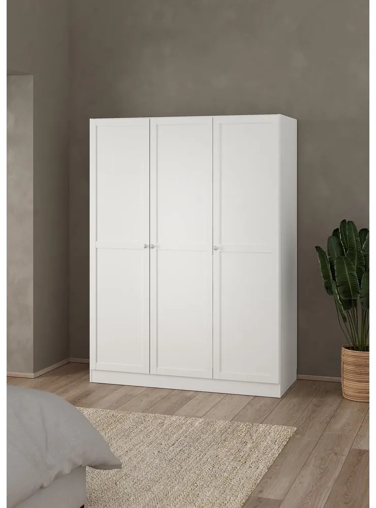 Бял гардероб 147x200 cm Billund - Tvilum