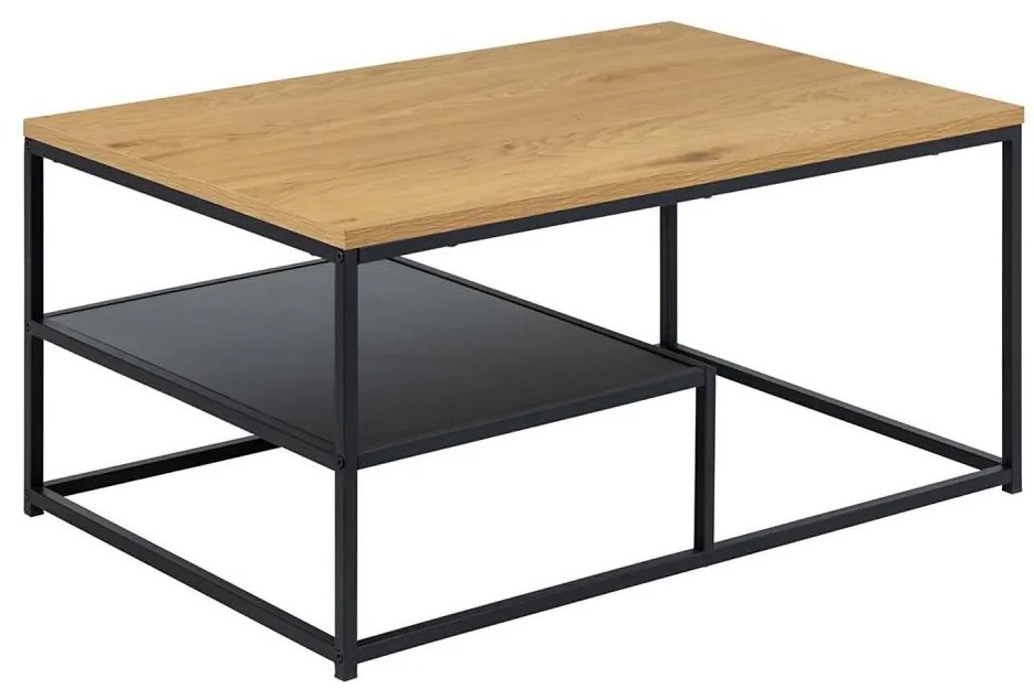 Холна масичка CORA дъб/черно