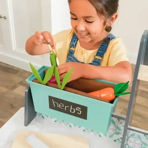 ДЕТСКА ДЪРВЕНА КУХНЯ - Gourmet Play Kitchen - Kidkraft