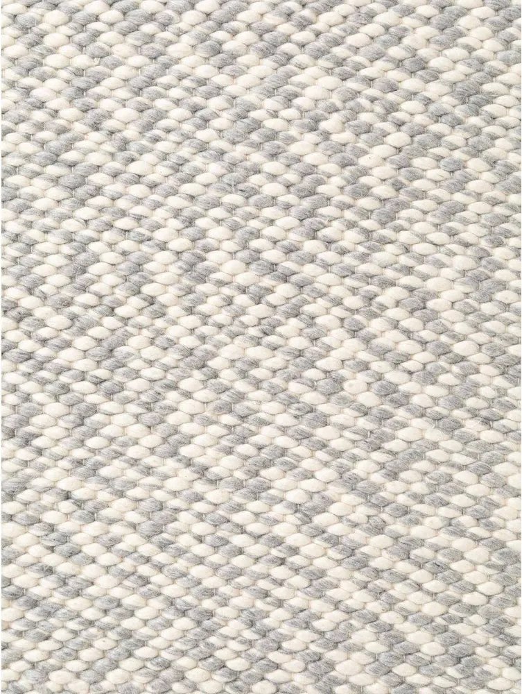 Светлосив/кремав ръчно изработен вълнен килим 160x230 cm Lyon Beans – Elle Decoration