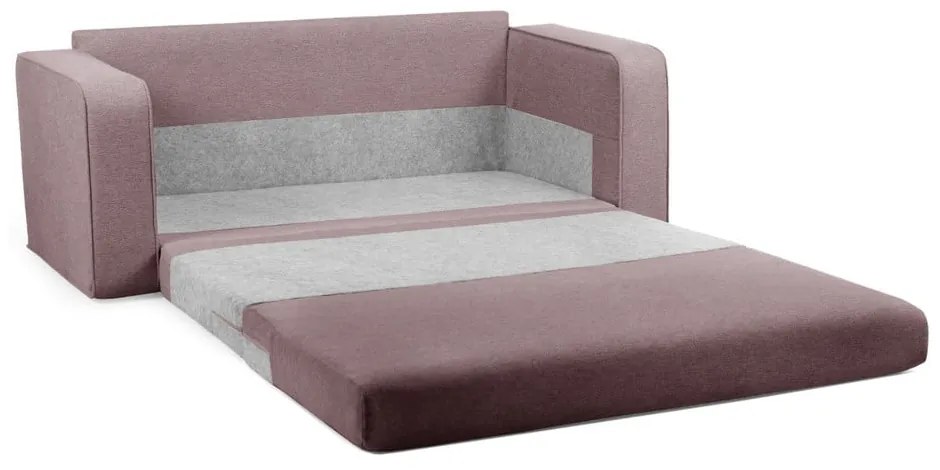 Светлорозов разтегателен диван 160 cm Come – Bobochic Paris