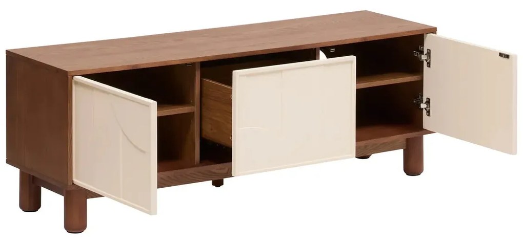 ТВ шкаф atmosphera Jilani, 2 врати и 1 чекмедже, 140x40x50 cm, MDF