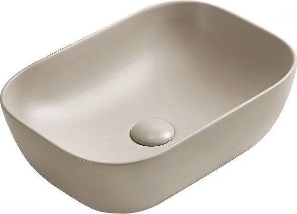 Mexen Rita мивка върху плот 45 x 32 см, бежов мат - 21084566