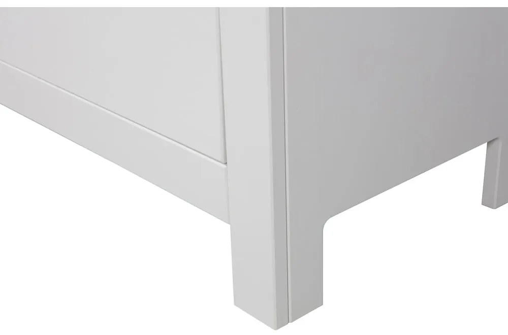 Светлосива маса за телевизор от масивен бор 120x45x40 cm Bonk – WOOOD