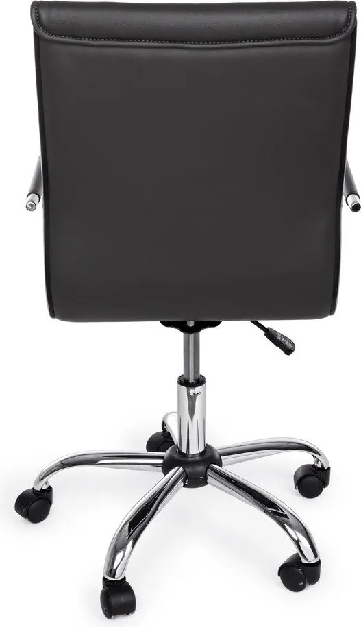 Тъмносив офис стол от имитация на кожа Perth – Yes Everyday