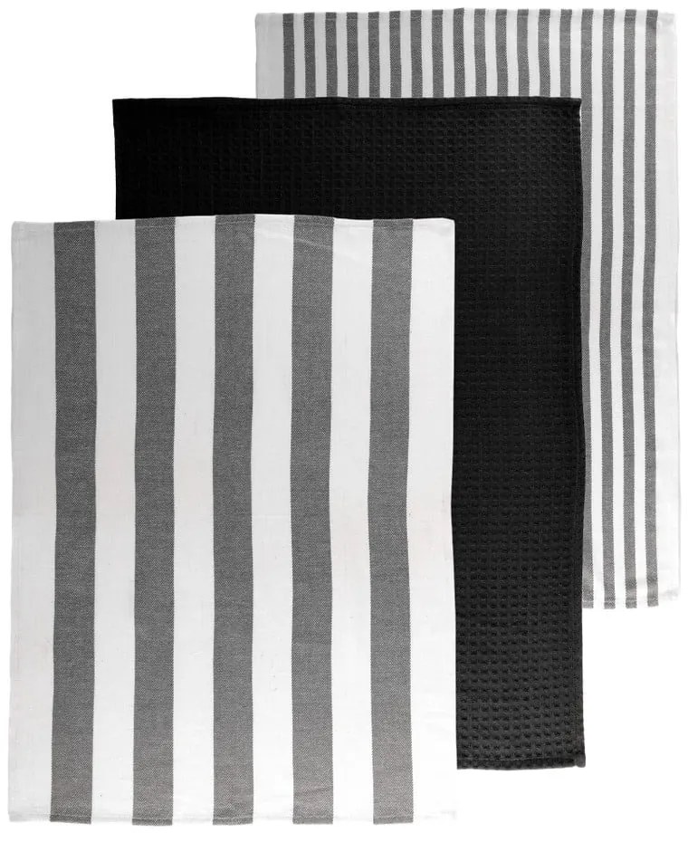 Памучни кърпи за съдове в комплект от 3 бр. 51x74 cm Marra – Tiseco Home Studio