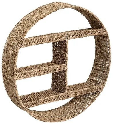 Рафт за стена atmosphera Aria, Морска трева, Ø58 см