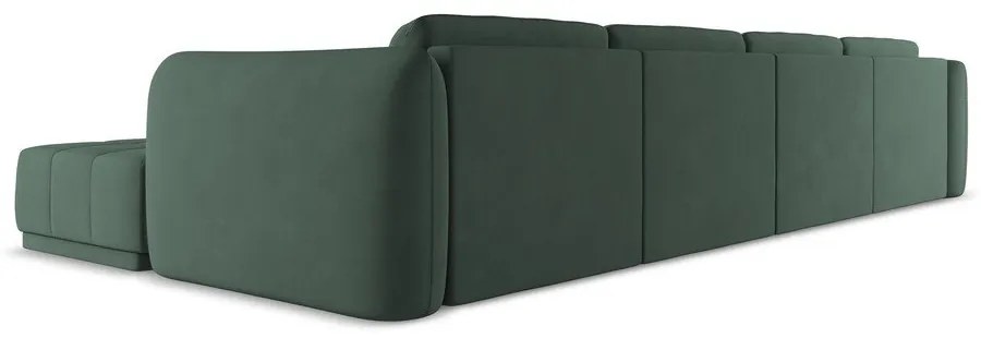 Зелен ъглов диван Hoku – Makamii