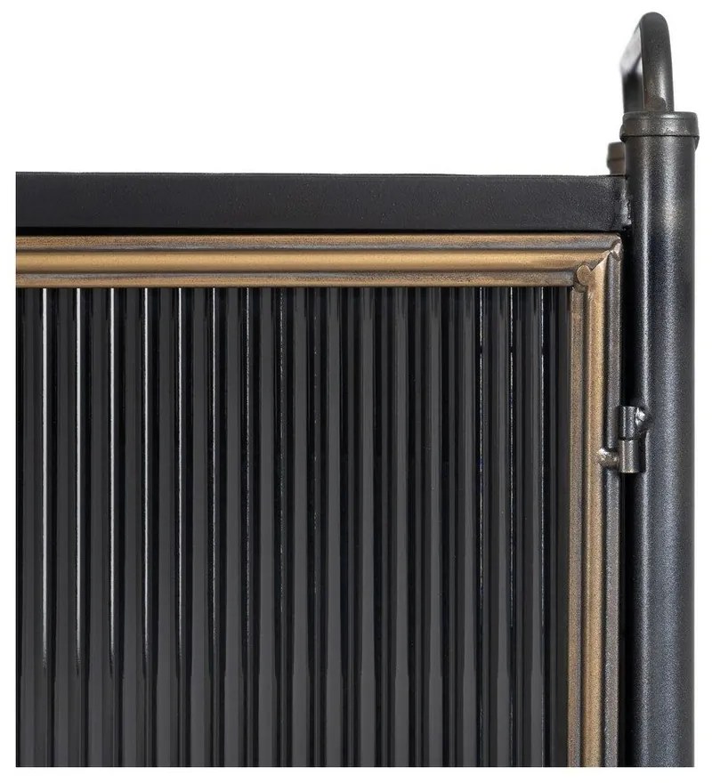 Черна метална витрина 58x150 cm Brick – Ixia