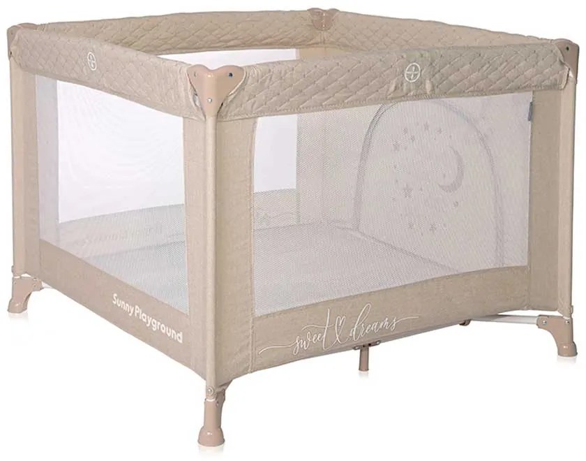LORELLI Classic Кошара за игра SUNNY PLAYGROUND FOG BEIGE STAR