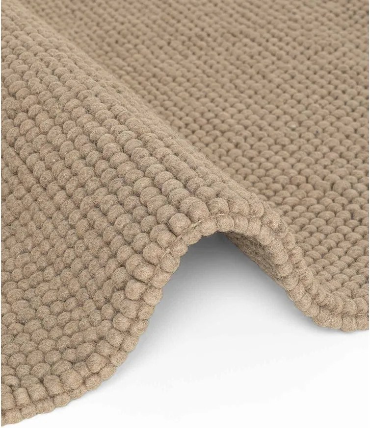 Ръчно изработен вълнен кръгъл килим в естествен цвят ø 200 cm Richmond Diana – Ted Baker