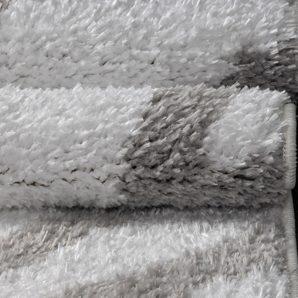 Килим за антре (80 x 300) Puffy 7757 Бял
Сив