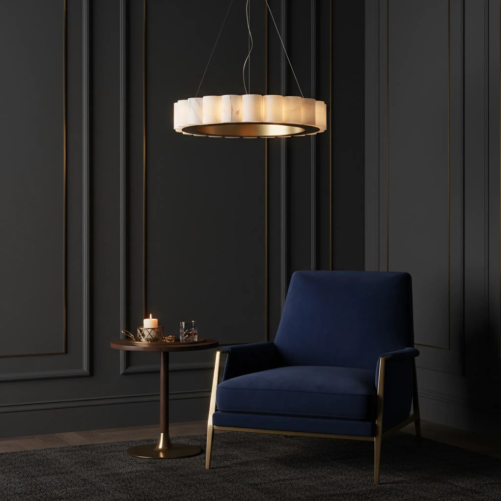 Лампа APP1801-CP 50 cm Brush Gold