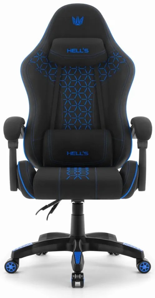 Геймърски стол HC-1008 2.0 с ергономични възглавници - черен и син