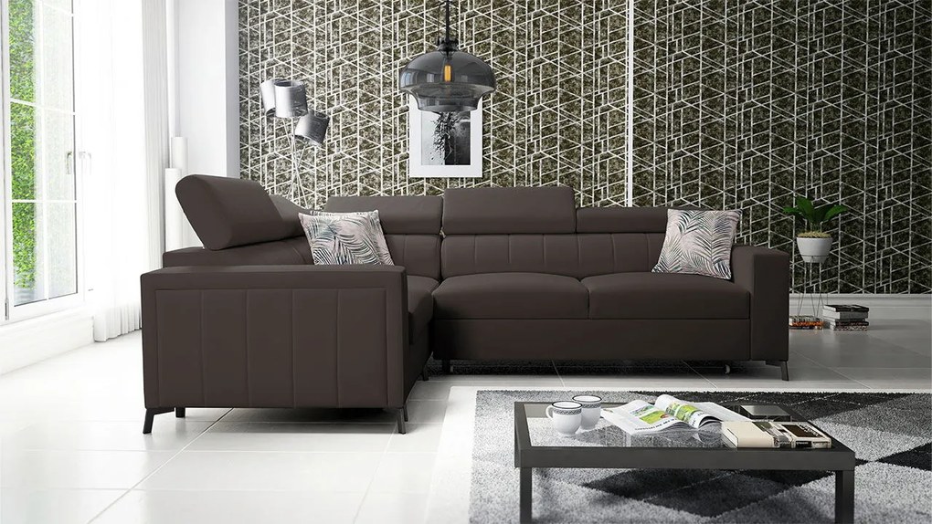 Ъглов диван Baltico II-Left-Kafe