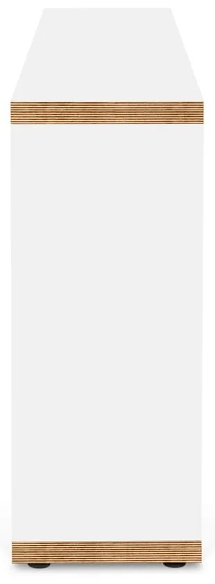 Бяла/естествена библиотека 150x83 cm Berlin – TemaHome