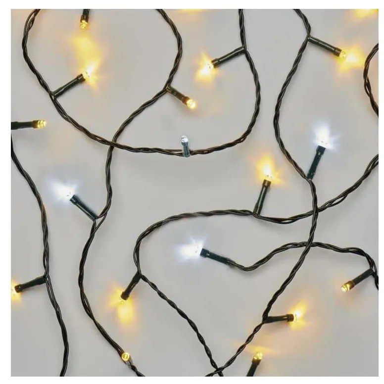 LED Екстериорни Коледни лампички 80xLED/13м IP44 топло/студено бяло