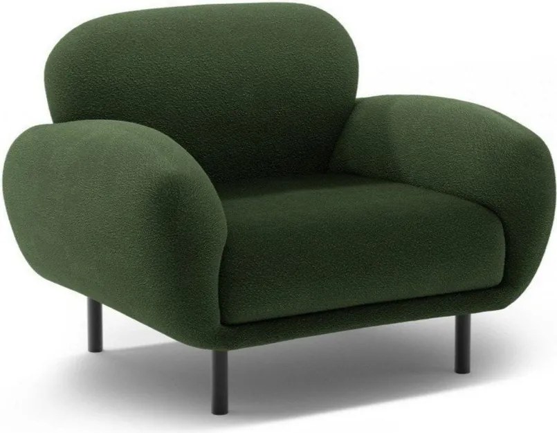 Зелено кресло от букле Poppy – Micadoni