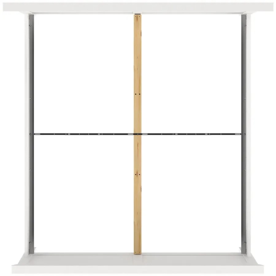 Бяло двойно легло 160x200 cm Paris – Tvilum