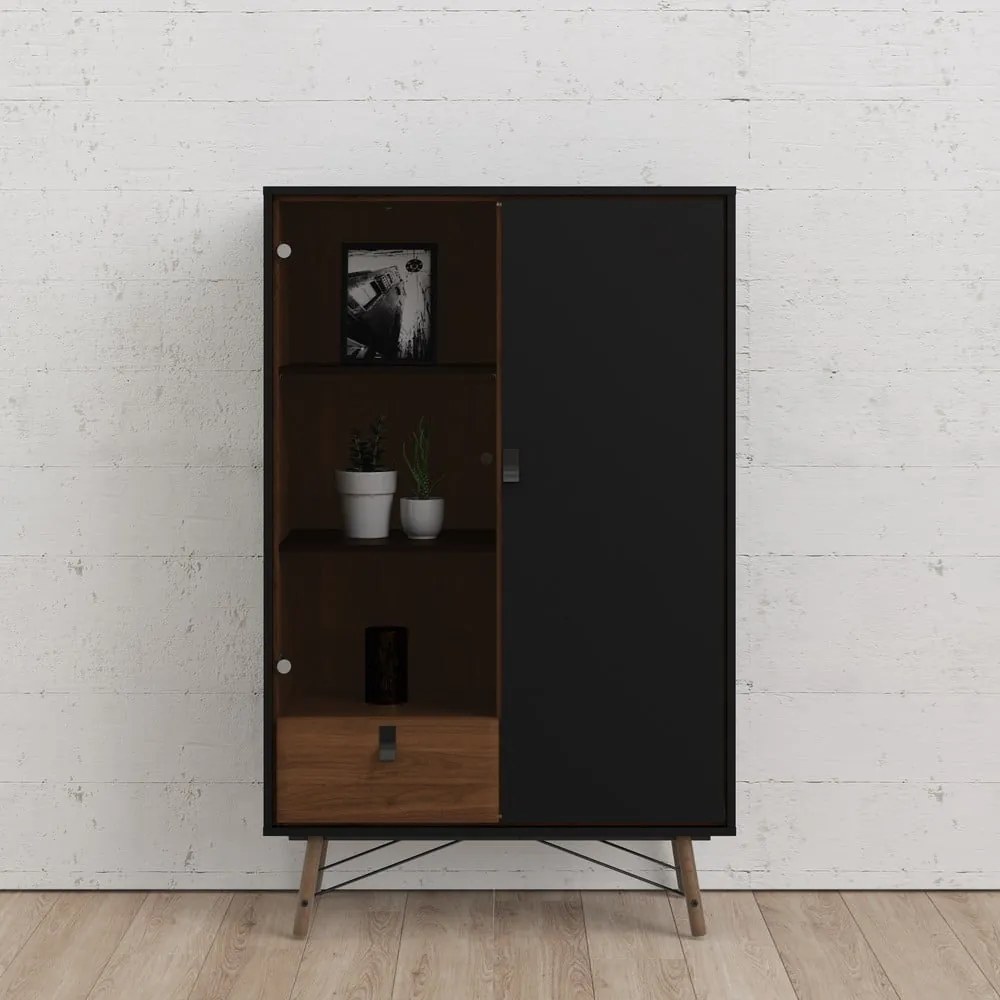 Черна витрина Ry - Tvilum