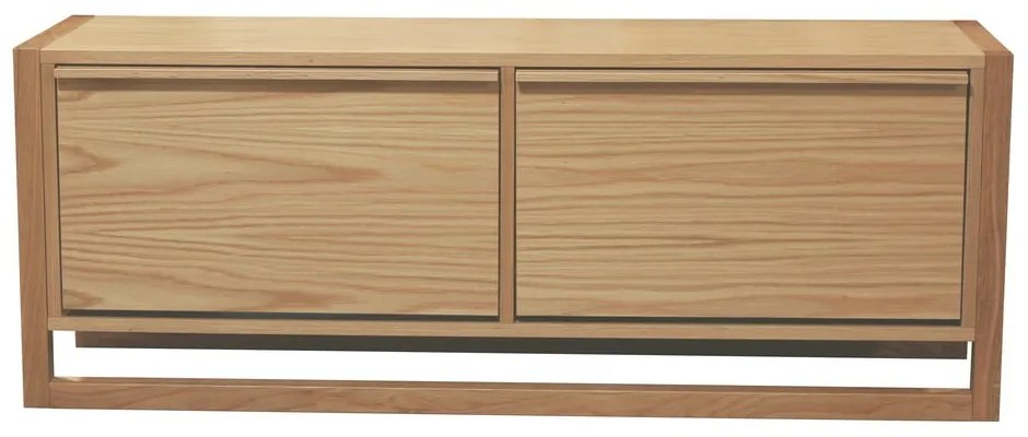 Накланяща се стойка за обувки от декор от дъб за сядане естествена NewEst – Woodman