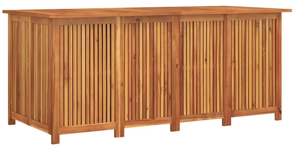 319708 vidaXL Градинска кутия за съхранение 175x80x75 см акациево дърво масив