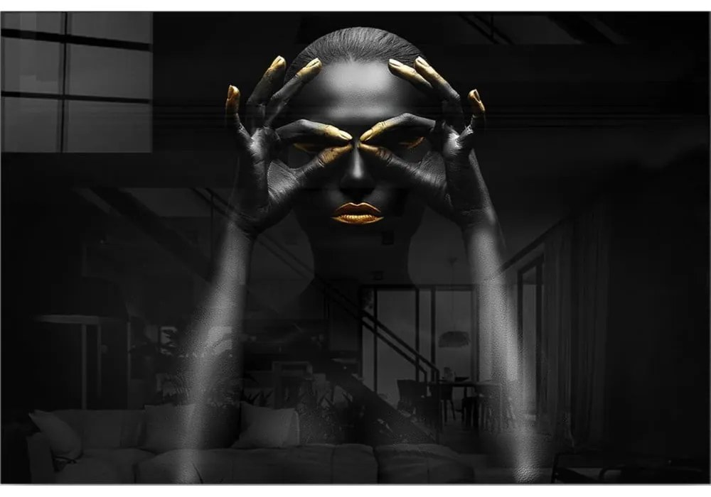 Картина върху стъкло 70x50 cm - Wallity