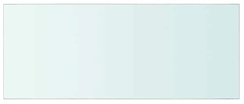 243819 vidaXL Плоча за рафт, прозрачно стъкло, 50 x 20 см